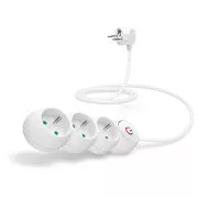 CONNECT IT produžni kabel 230 V, 3 utičnice, 1,5 m, sa prekidačem (bijeli)