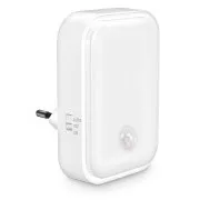 CONNECT IT SPARKLE 1 SENSOR noćno svjetlo sa senzorom pokreta, 3 razine osvjetljenja, BIJELO