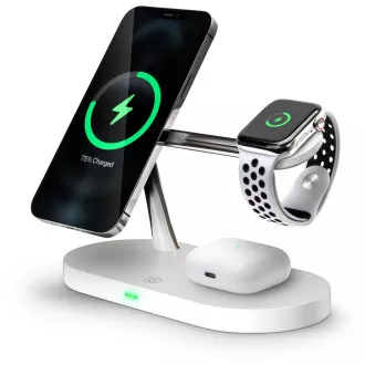 CONNECT IT MultiCharge 5 u 1 MagSafe bežični punjač za brzo punjenje, BIJELI CONNECT IT MultiCharge 5 u 1 MagSafe bežični punjač za brzo punjenje, BIJELI