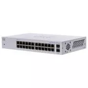 Cisco CBS110 Unmanaged 24-port GE, 2x1G SFP Shared - REFRESH