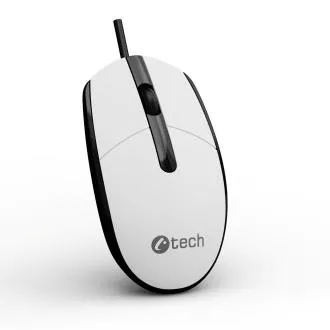 C-TECH miš WM-10, USB, 1200 DPI, bijelo-crni C-TECH miš WM-10, USB, 1200 DPI, bijelo-crni
