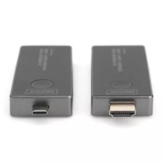 DIGITUS DS-55324 4K bežični video ekstender set, 30 m (USB-C - HDMI)