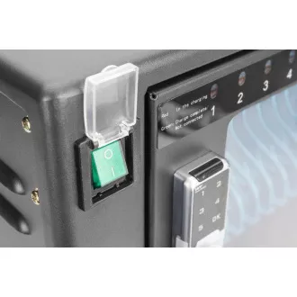 DIGITUS Punjač, 14", USB-C, elektroničko PIN zaključavanje, 16 baza za punjenje, ventilator, 384 x 550 x 375 mm, crna DIGITUS Punjač, 14", USB-C, elektroničko PIN zaključavanje, 16 baza za punjenje, ventilator, 384 x 550 x 375 mm, crna