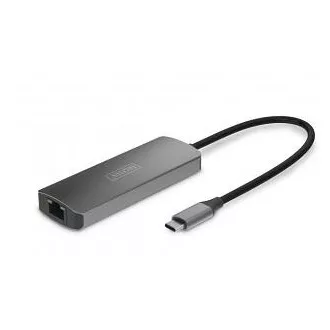 DIGITUS Video Extender Set, USB-C - HDMI, 4K/120Hz CAT6, 30 m