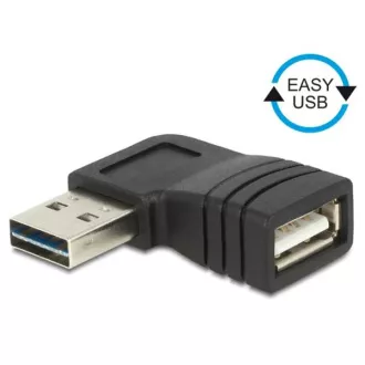 Delock Adapter EASY-USB 2.0-A muški > USB 2.0-A ženski kutni desni lijevi/desni Delock Adapter EASY-USB 2.0-A muški > USB 2.0-A ženski kutni desni lijevi/desni