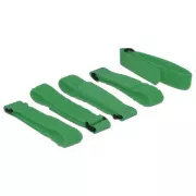 Delock Trake na čičak D 300 mm x Š 20 mm 5 komada s omčom zelene