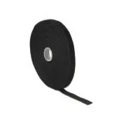Delock Trake na čičak D 10 m x Š 13 mm rola crne