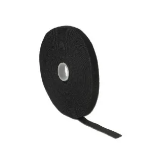 Delock Trake na čičak D 10 m x Š 13 mm rola crne