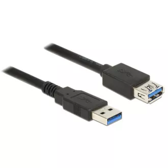Delock produžni kabel USB 3.0 Tipa-A muški > USB 3.0 Tipa-A ženski 1,5 m crni
