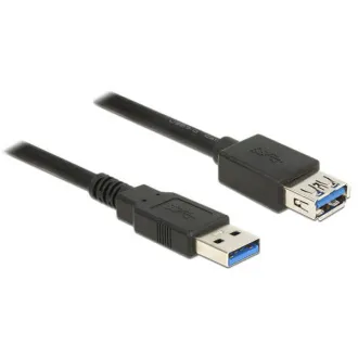 Delock produžni kabel USB 3.0 Tipa-A muški > USB 3.0 Tipa-A ženski 3,0 m crni