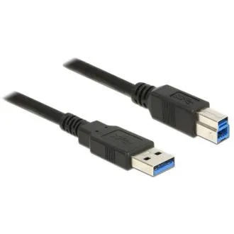 Delock kabel USB 3.0 Tipa-A muški > USB 3.0 Tipa-B muški 5,0 m crni