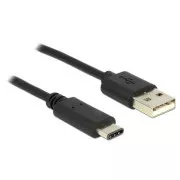 Delock kabel USB 2.0 Type-A muški > USB Type-C™ 2.0 muški 2.0 m crni