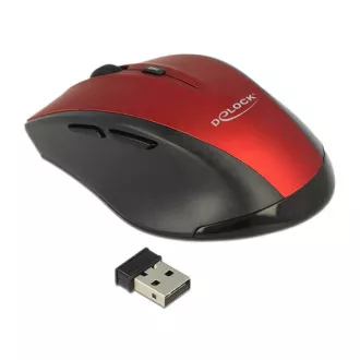 Delock Ergonomski optički miš s 5 tipki 2,4 GHz bežični