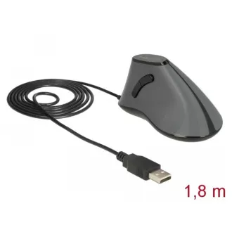 Delock Ergonomski okomiti optički USB miš s 5 tipki