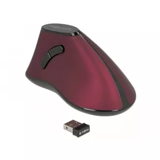 Delock Ergonomski okomiti optički miš s 5 tipki 2,4 GHz bežični