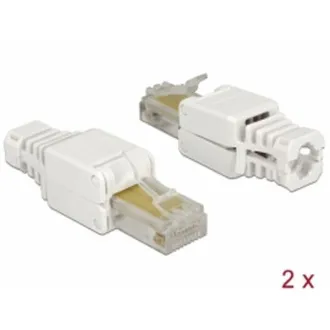 Delock RJ45 muški Cat.5e UTP bez alata, 2 komada