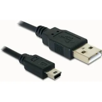 Delock kabel USB 2.0-A > USB mini-B 5-pinski 1 m muški/muški Delock kabel USB 2.0-A > USB mini-B 5-pinski 1 m muški/muški