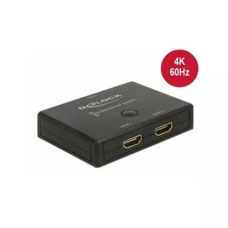 Delock HDMI 2 - 1 dvosmjerni prekidač 4K 60 Hz