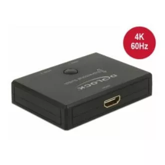 Delock HDMI 2 - 1 dvosmjerni prekidač 4K 60 Hz