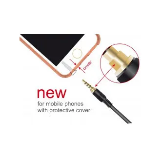 Delock kabel Stereo priključak 3,5 mm 4-pinski muški > muški 3 m crni Delock kabel Stereo priključak 3,5 mm 4-pinski muški > muški 3 m crni