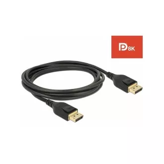 Delock DisplayPort kabel 8K 60 Hz 2 m DP 8K certificiran