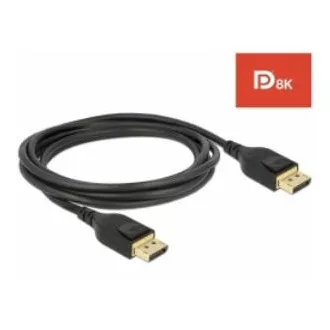Delock DisplayPort kabel 8K 60 Hz 2 m DP 8K certificiran