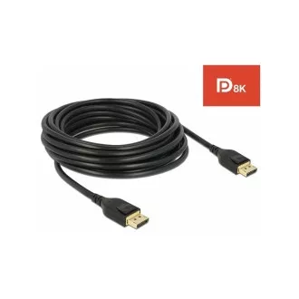 Delock DisplayPort kabel 8K 60 Hz 5 m DP 8K certificiran