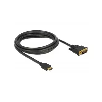 Delock kabel HDMI na DVI 24+1 dvosmjerni 2 m