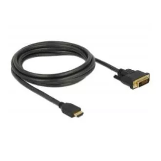 Delock kabel HDMI na DVI 24+1 dvosmjerni 2 m