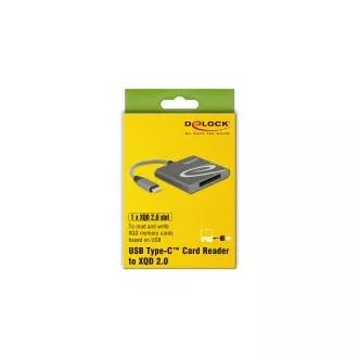 Delock USB Type-C™ čitač kartica za XQD 2.0 memorijske kartice