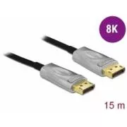 Delock Aktivni optički kabel DisplayPort 1.4 8K 15 m