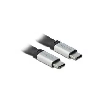 Delock USB 3.2 Gen 2, FPC plosnati trakasti kabel, USB Type-C™ na USB Type-C™, 22 cm, PD 3 A E-Marker