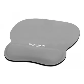 Delock Ergonomska podloga za miša s naslonom za zapešće siva 245 x 206 mm
