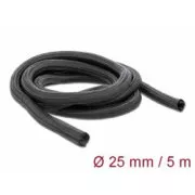 Delock Samozatvarajuća pletena obloga 5 m x 25 mm crna