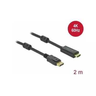 Delock kabel od Active DisplayPort 1.2 do HDMI, 4K, 60 Hz 2 m