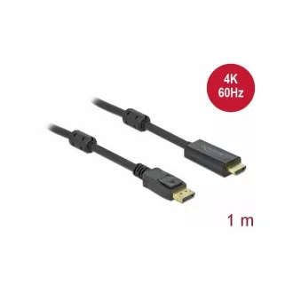 Delock kabel od Active DisplayPort 1.2 do HDMI, 4K, 60 Hz 1 m