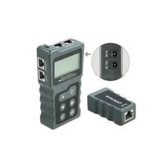 Delock LCD tester kabela RJ45 / PoE / DC Delock LCD tester kabela RJ45 / PoE / DC