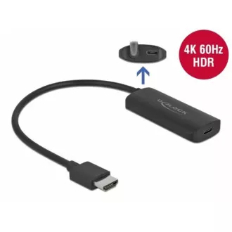 Delock adapter HDMI-A muški > USB Type-C™ ženski (DP Alt način rada) 4K 60 Hz Delock adapter HDMI-A muški > USB Type-C™ ženski (DP Alt način rada) 4K 60 Hz
