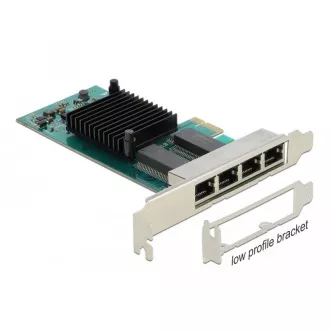 Delock PCI Express kartica za 4 x Gigabit LAN Delock PCI Express kartica za 4 x Gigabit LAN