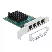 Delock PCI Express x1 kartica za 4 x Gigabit LAN
