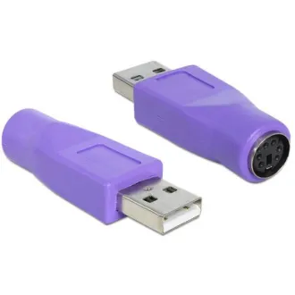 Delock adapter USB Tipa-A muški > PS/2 ženski Delock adapter USB Tipa-A muški > PS/2 ženski