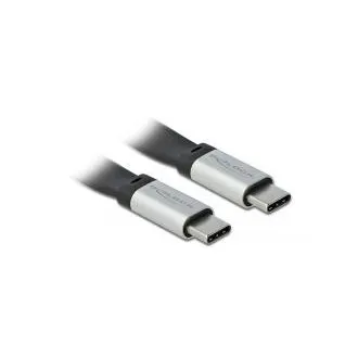 Delock USB 3.2 Gen 2, FPC plosnati trakasti kabel, USB Tip-C na USB Tip-C, 13 cm, PD 5 A E-Marker Delock USB 3.2 Gen 2, FPC plosnati trakasti kabel, USB Tip-C na USB Tip-C, 13 cm, PD 5 A E-Marker