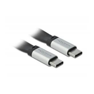 Delock USB 3.2 Gen 2, FPC plosnati trakasti kabel, USB Tip-C na USB Tip-C, 13 cm, PD 5 A E-Marker Delock USB 3.2 Gen 2, FPC plosnati trakasti kabel, USB Tip-C na USB Tip-C, 13 cm, PD 5 A E-Marker