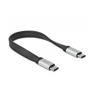 Delock USB 3.2 Gen 2, FPC plosnati trakasti kabel, USB Tip-C na USB Tip-C, 13 cm, PD 5 A E-Marker Delock USB 3.2 Gen 2, FPC plosnati trakasti kabel, USB Tip-C na USB Tip-C, 13 cm, PD 5 A E-Marker