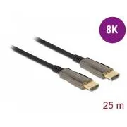 Delock Aktivni optički HDMI kabel 8K 60 Hz 25 m