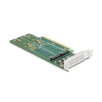 Delock PCI Express 4.0 x16 na 4 x interna M.2 Key M 110 mm NVMe kartica - grananje - niskoprofilna