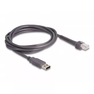Delock kabel od RJ50 sučelja do USB 2.0 Type-A do čitača barkoda, 2 m Delock kabel od RJ50 sučelja do USB 2.0 Type-A do čitača barkoda, 2 m