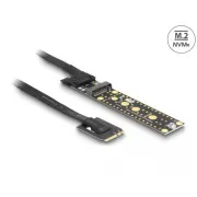 Delock Riser kartica NVMe M.2 Key A+E muški na Key M utor, s duljinom kabela 20 cm
