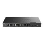 D-Link DXS-3410-32XY/E - 10G L3 sklopljivi upravljani preklopnici, 24*10GBASE-T + 4*10G SFP+ + 4*25G SFP28 Multi-Gigabit