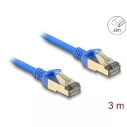 Delock Mrežni kabel RJ45, Cat.8.1, F/FTP, tanak, 3 m, plavi
